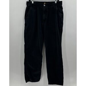 Carhartt Rugged Flex Relax Fit Canvas Work Wear Pant  Mens 34x31 Black 6 Pocket